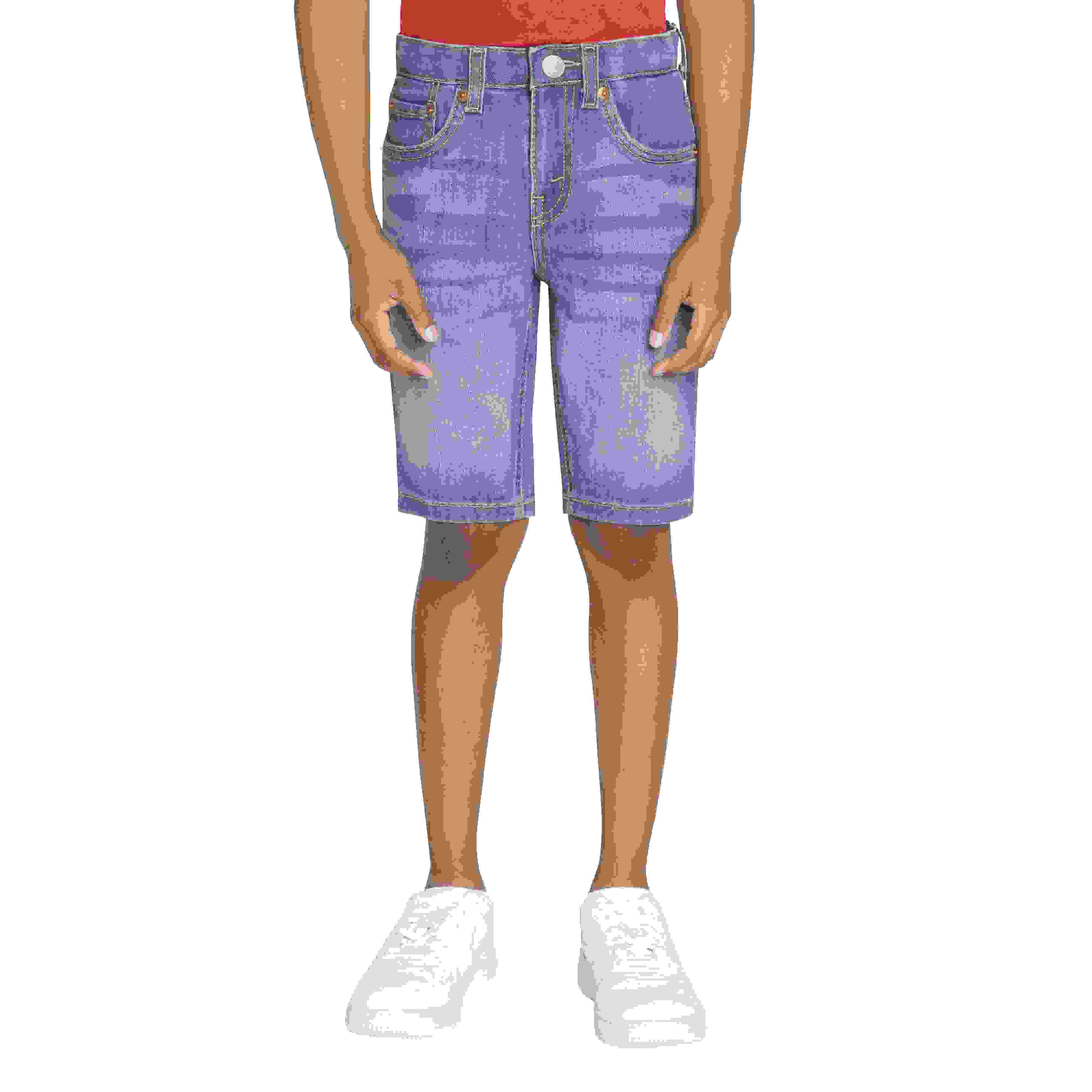 Levi's Performance 511 Slim Fit Medium Wash Little Boys' Blown Away Denim Shorts